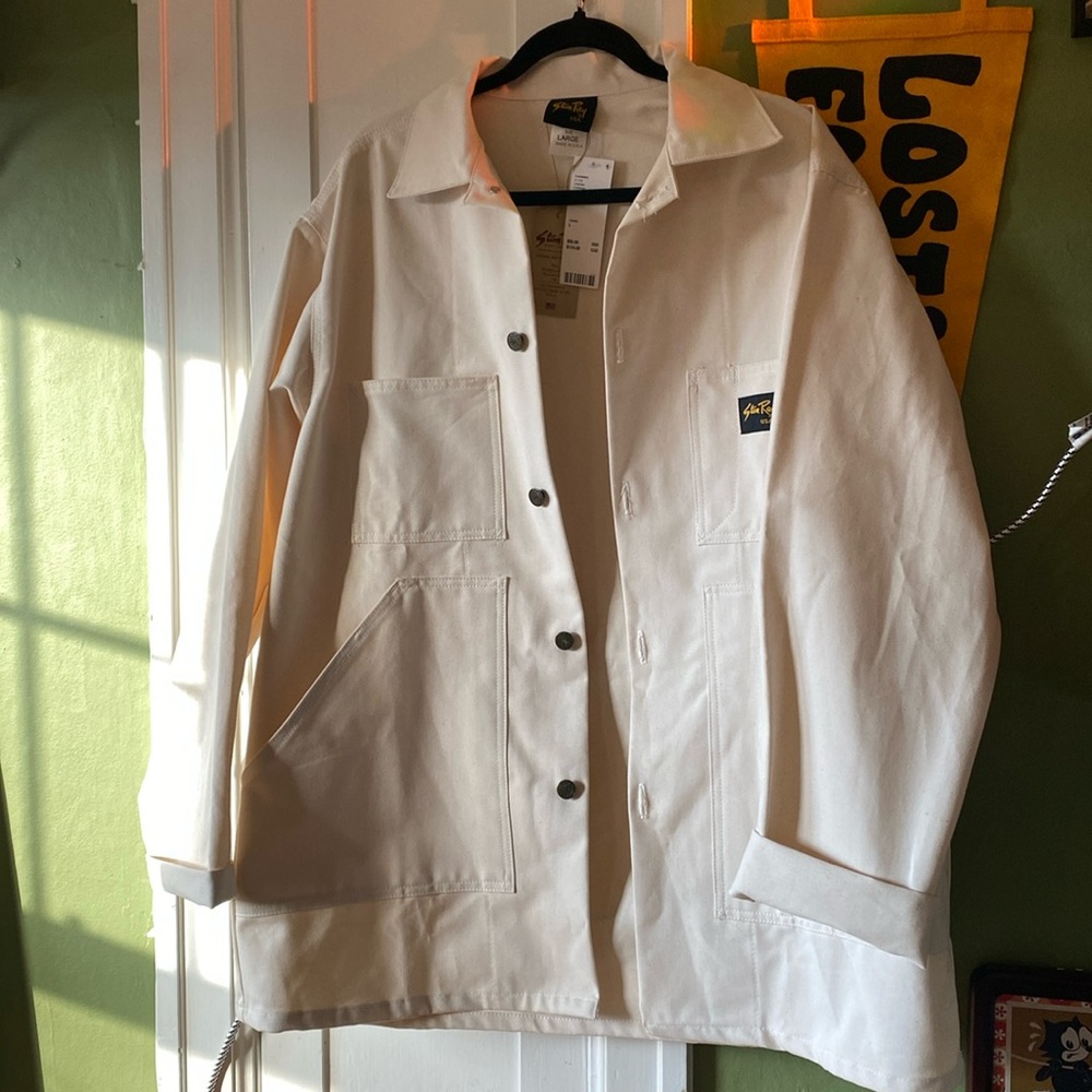 NWT Stan Ray Natural Drill White Chore jacket